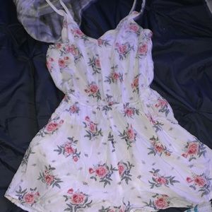 h&m rose romper